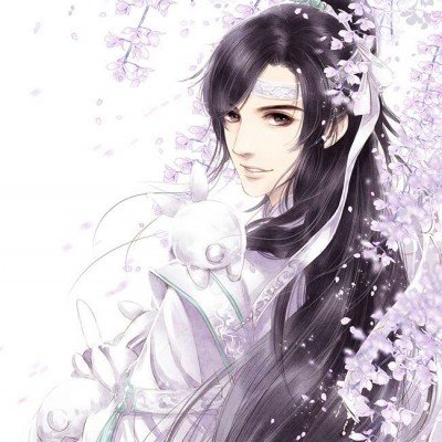 机器人扎双马尾在樱花树下翩翩起舞